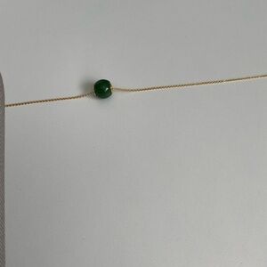 Beautiful Natural Hetian Jasper Bead Necklace